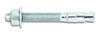 DEWALT  (BOX OF 25) 7433SD1 Power-Stud and Sd1 5/8-Inch by 5-Inch Type Carbon Steel Wedge Expansion Anchor Carbon Steel Clip