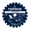 Norske Tools NCSBS405 6-1/2 inch 24T Socktooth Circular Saw Framing Blade 5/8 inch bore with Laser Cut Diamond Knockout