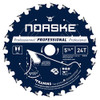 Norske Tools NCSBS401 5-3/8 inch 24T Socktooth Circular Saw Framing Blade 5/8 Bore with 2 Bushings 5/8 to 1/2 inch 5/8 to 10mm