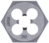 Century Drill & Tool 97618 High Carbon Steel Metric Hexagon Die, 12.0 x 1.50