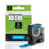 DYMO Standard D1 Labeling Tape for LabelManager Label Makers, Black print on Blue tape, 3/4'' W x 23' L, 1 catridge (45806)