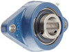 SKF FYT 1.1/8 TF Ball Bearing Flange Unit, 2 Bolts, 1-1/8" Bore, 4-19/32" Bolt Hole Spacing