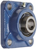 SKF FY7/8TF Ball Bearing Flange Unit, 4 Bolts, 7/8" Bore, 2-3/4" Bolt Hole Spacing