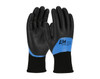 Black L G-Tek PolyKor, 15G w/ Acrylic Liner Double Dip w/ 3/4 Nitrile Foam, A4 Insulated Coated Gloves (6 PACK) 41-1417/L