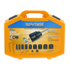 Spyder 600887 13 Piece Bi Metal Steel Hole Cutter Saw Kit with Blades and Arbors