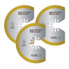 Imperial Blades IBOAT410-3 One Fit 3-1/8" Storm Titanium Thin Metal Segment Blade, 3PC