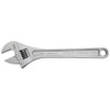 Klein Tools 507-12 Adjustable Wrench, High Polish Chrome Finish, 12"