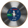 Bosch DB1043S Continuous Rim Diamond Blade, Clean for Ceramic/Slate, 10"