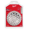 MILWAUKEE 49-93-7795 7" DIAMOND CUP WHEEL SEGMENTED-TURBO