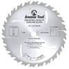Amana Tool RB1224 Carbide Tipped Euro Rip With Cooling Slots 12 Inch D x 24T FT, 18 Deg, 1 Inch Bore, Circular Saw Blade