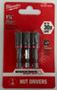 Milwaukee 49-66-4522 1/4" Magnetic Nut Driver - 3 Pack