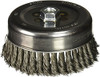 Bosch WB511 6-Inch Knotted Carbon Steel Cup Brush, 5/8-Inch x 11 Thread Arbor