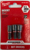 Milwaukee 49-66-4512 SHOCKWAVE 1/4" Insert Nutdriver (3 Pk)