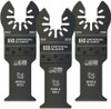 Imperial Blades-IBOA300-3 U.S.A.-ONE FIT 1-1/4"" Long Life BM for Wood w/Nails 3 Pack Oscillating
