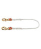 Klein Tools 87435 Fixed-Length Nylon-Filament Rope Lanyard, 5/8-Inch Diameter, 4-Foot