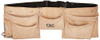 CLC Custom Leathercraft I370X3 Heavy Duty Suede Construction Work Apron & Steel Hammer Loop, 8 Pocket
