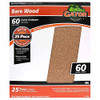 Gator Finishing Garnet Sandpaper, Fine 60-Grit, 9 x 11-In., 25-Ct. (4229)