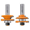 CMT 891.502.11 2-Piece Rail & Stile Bit Set, 1/2-Inch Shank, 1-3/4-Inch Diameter, Carbide-Tipped