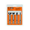 CMT (537.000.04) 4-Piece Forstner Bit set, 1/4 -1/2 -3/4 -1-Inch Diameters, 3/8-Inch Shank