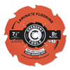Crescent CSBLF-708 Laminate Flooring Carbide Blade, 7-1/4'' x 8T