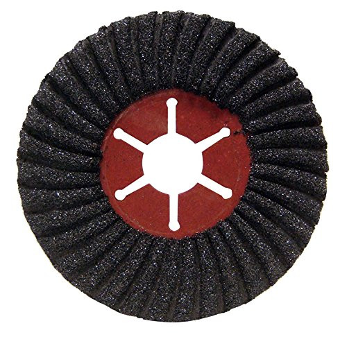 10 Pack Mercer Industries 313016 4-1/2" x 7/8" Silicon Carbide Semi-Flexible Discs, Grit 16