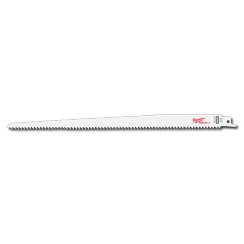 5pk. Milwaukee 48-00-5017 12-Inch Super Sawzall Blade, 6 Teeth Per Inch