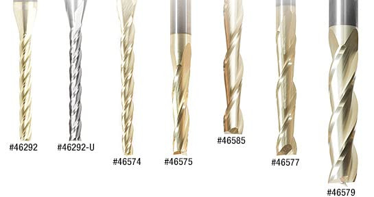 Amana Tool - 46290 CNC 2D & 3D Carving Flat Bottom 0.10 Deg Angle x 1/16 Dia x 5/16 x 1