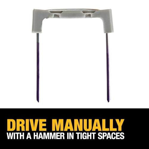 540-Pack Dewalt 1" Insulated Cable Staples DRS18100
