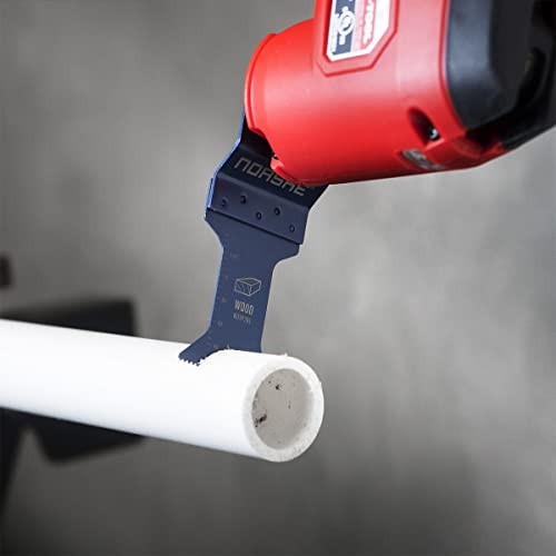 10-Pack Norske NOTP276 1-1/4" Flush Cut Oscillating Blade for Wood, Uni-Fit