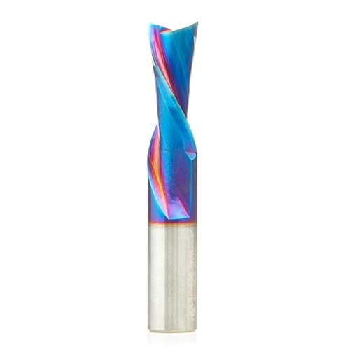 Amana Tool Solid Carbide Spektra Extreme Tool Life Spiral Plunge Router Bit Down-Cut, 46206-K, 1/4 Dia x 1 CH x 1/4 Shank 2-1/2 Inch L