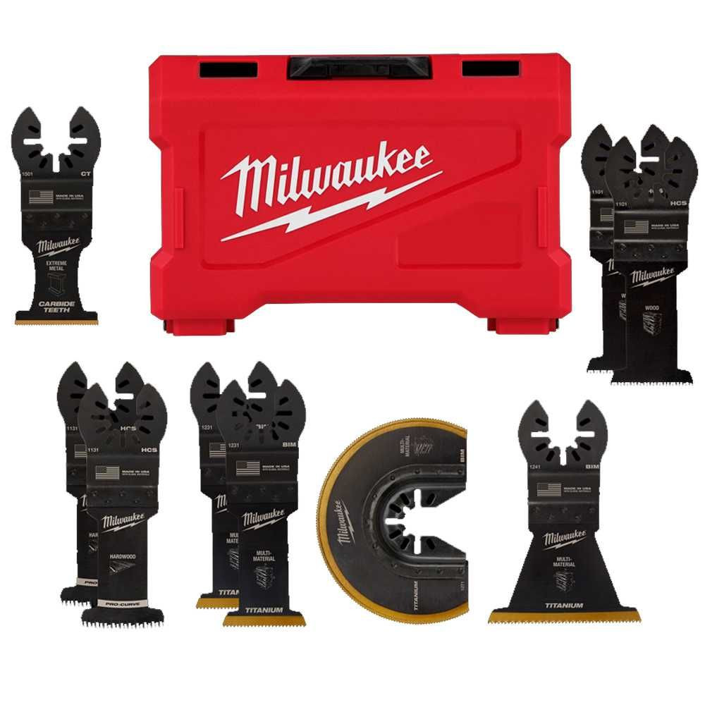 Milwaukee 49-10-9113 Multi-Tool Blade Kit, 9-Piece