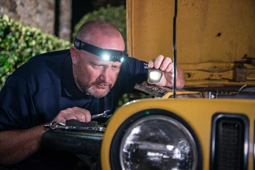 Police Security Flashlights - MORF Removable R230 3 in 1 Headlamp Magnetic Flashlight - Perfect for Mechanics, Emergency Preparedness, Outdoor, Water Proof, Drop Proof
