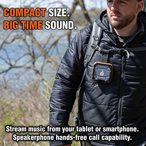 Blackfire - Klein Tools Outdoors - Rechargeable Bluetooth® Speaker, BBM9113, Magnetic Attachment, Weather Resistant, Speakerphone, Wearable, for Outdoor Use, Hiking, Camping, Hunting, Fishing