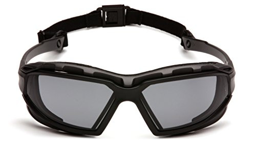 Pyramex Safety (1-Pair) - SBG5020DT Highlander XP Eyewear, Black-Gray Frame/Gray Anti-Fog Lens