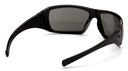 Pyramex Safety SB5621D Goliath Safety Glasses, Gray Polarized Lens with black Frame, Gray