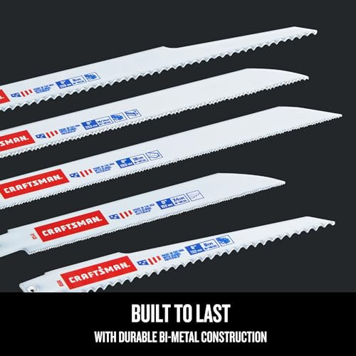 CRAFTSMAN Reciprocating Saw Blades, 11Piece Kit with Case (2058838)