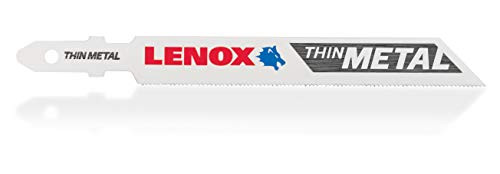 25-Pack LENOX Tools 1991573 T-Shank Thin Metal Cutting Jig Saw Blade, 3 5/8" x 3/8" 24 TPI