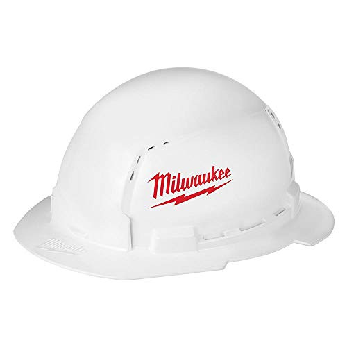 Milwaukee 48-73-1010 Bolt White Type 1 Class C Full Brim Vented Hard Hat