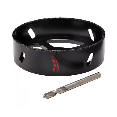 Milwaukee 49-56-0315 Carbide 6-7/8" Recessed Light Hole Saw With Pilot Bit