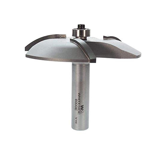 Whiteside Router Bits 6000E Large Raised Panel Profile Bit with 3-3/8-Inch Large Diameter and 1-7/16-Inch Cutting Length