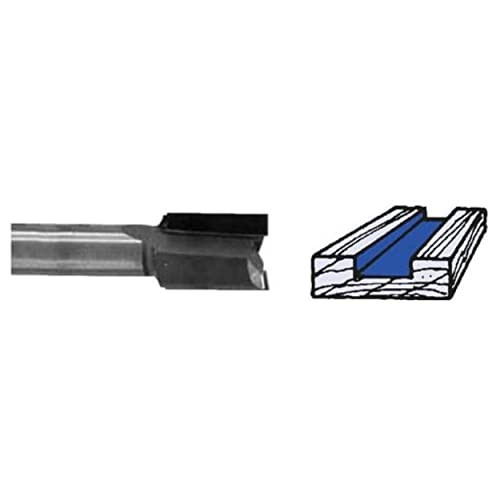 Whiteside 1062 Straight Router Bit: 3/8 Inch Cutting Diameter, 1/2 Inch Shank, 1 Inch Cutting Length