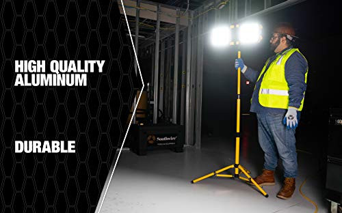 Prolight 311006 Two-Stage Tripod Stand for Lights, Yellow