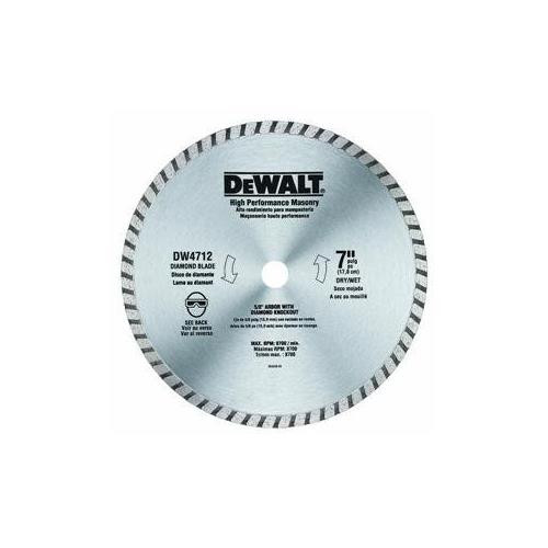 DEWALT DW4712B 7-Inch High Performance Diamond Masonry Blade