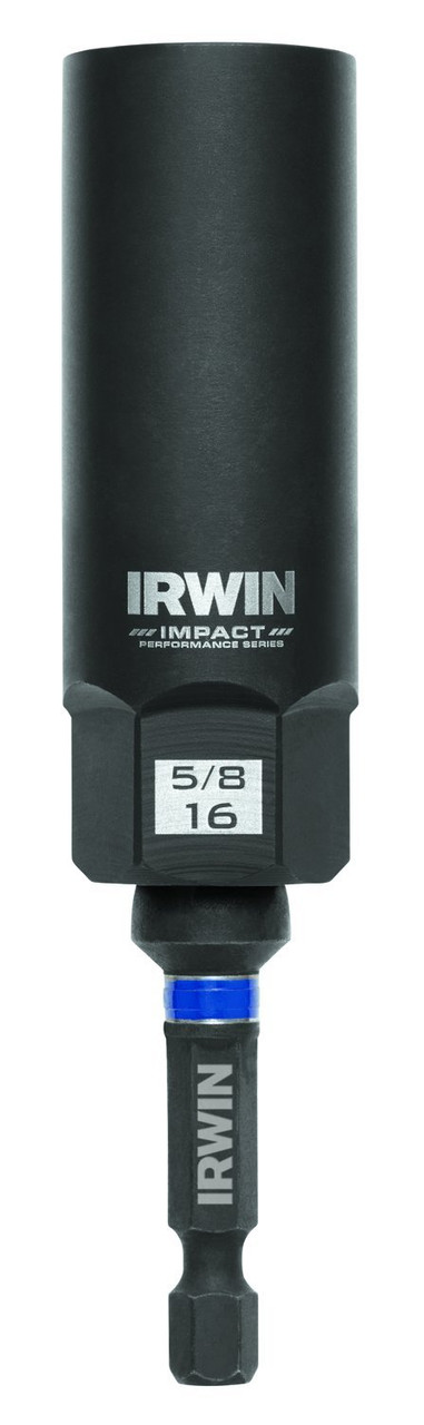 Bolt-Grip 1859127 Irwin Tools Impact Performance Series Bolt Grip Deep Well Bolt Extractor with 3/8-Inch Square Drive with 1/4-Inch Hex Adapter