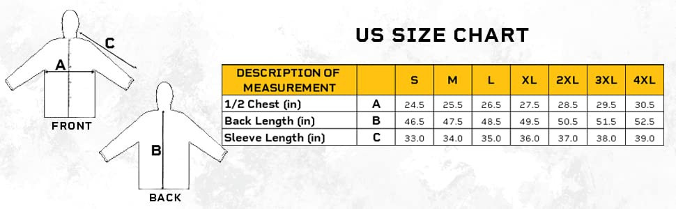 Custom Leathercraft mens Coat,raincoat trenchcoats, Yellow, XX-Large US