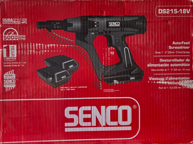 Senco DS215-18V 2" 18v Li-ion 5000 RPM Auto-Feed Screwdriver 7W0001N