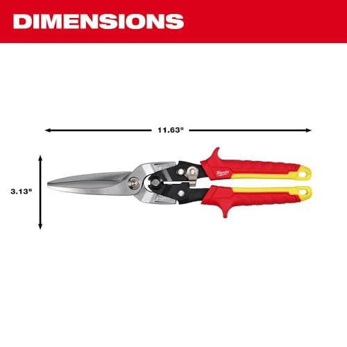 Milwaukee Electric 48-22-4567 - Long Cut Aviation Snips