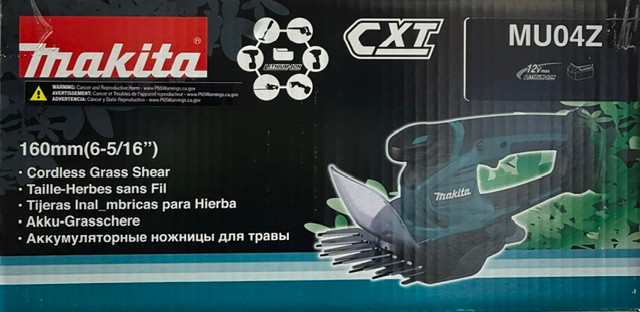 Makita MU04Z 12V max CXT® Lithium-Ion Cordless Grass Shear, Tool Only