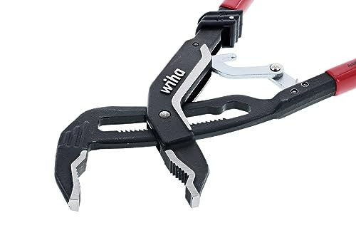 Wiha 32637 Classic Auto Grip VJaw Tongue and Groove Pliers 10 inch