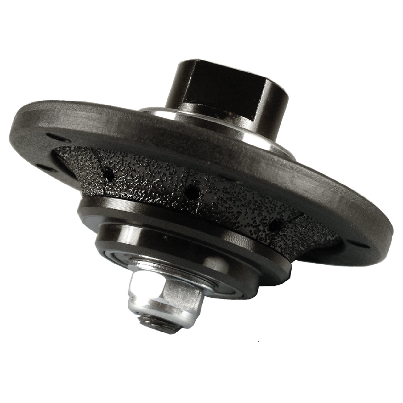 ALPHA PROFESSIONAL TOOLS  PFB101  3/8" B Roundover Vacuum Brazed Wet Profiler Wheel